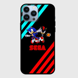 Чехол для iPhone 13 Pro Max Sonic sega geometry