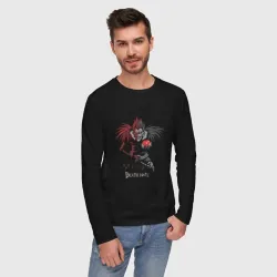 Мужской лонгслив хлопок Тетрадь смерти Рюк Death Note - фото 2