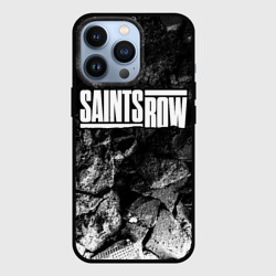 Чехол для iPhone 13 Pro Saints Row black graphite