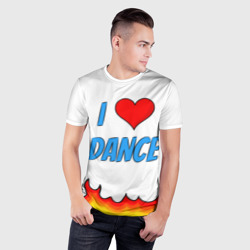 Мужская футболка 3D Slim Kuzeny shuffle with shape team - фото 2