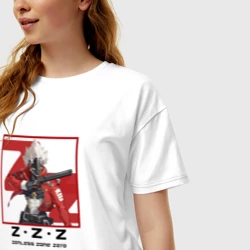 Женская футболка хлопок Oversize Билли - Zenless Zone Zero - фото 2
