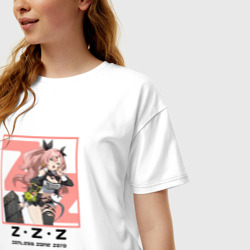 Женская футболка хлопок Oversize Николь - Zenless Zone Zero - фото 2