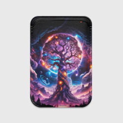 Картхолдер Magsafe магнитный Дерево жизни в космосе