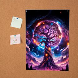 Постер Дерево жизни в космосе - фото 2