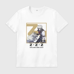 Мужская футболка хлопок Ликаон - Zenless Zone Zero
