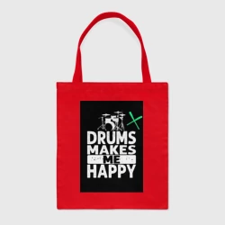 Шоппер BioNature Барабаны делают меня счастливее