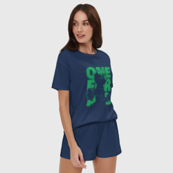 Женская пижама с шортиками хлопок Моя геройская академия один за всех Деку - фото 2
