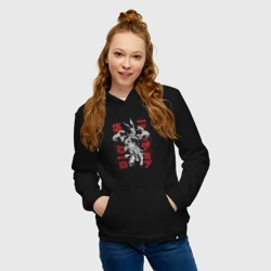 Женская толстовка хлопок Моя геройская академия Изуку Мидория All Might - фото 2