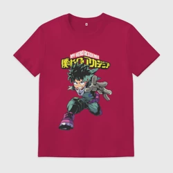 Мужская футболка хлопок Моя геройская академия Мидория