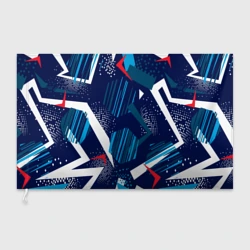 Флаг 3D Абстрактный фон с пятнистым узором