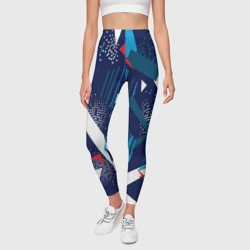 Леггинсы 3D Абстрактный фон с пятнистым узором - фото 2