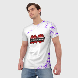 Мужская футболка 3D Tekken colors splash - фото 2
