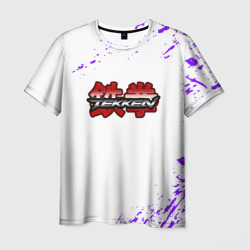 Мужская футболка 3D Tekken colors splash