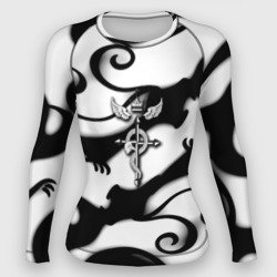 Женский рашгард 3D Стальной алхимик аниме