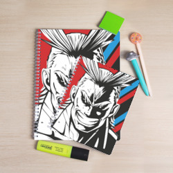 Тетрадь Моя геройская академия  All Might pease symbol - фото 2