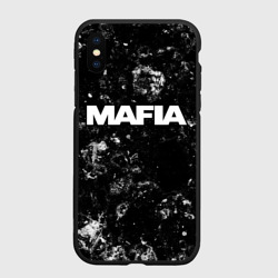 Чехол для iPhone XS Max матовый Mafia black ice