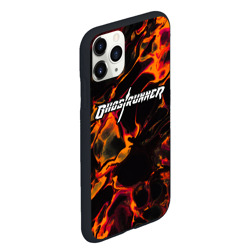Чехол для iPhone 11 Pro Max матовый Ghostrunner red lava - фото 2