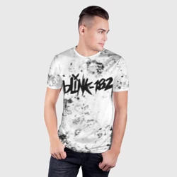 Мужская футболка 3D Slim Blink 182 dirty ice - фото 2