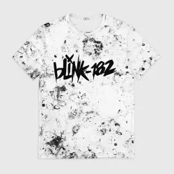 Мужская футболка 3D Blink 182 dirty ice
