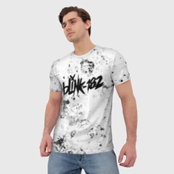 Мужская футболка 3D Blink 182 dirty ice - фото 2