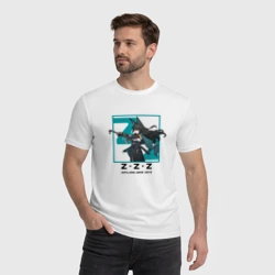 Мужская футболка хлопок Мияби - Zenless Zone Zero  - фото 2