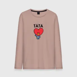 Мужской лонгслив хлопок BT21 Tata маскот