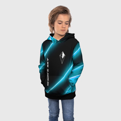 Детская толстовка 3D No Man's Sky неоновые светящиеся линии - фото 2