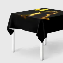 Скатерть 3D Милый котенок и бабочка