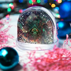 Игрушка Снежный шар Жрец Ктулху  - фото 2