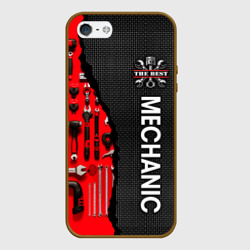 Чехол для iPhone 5/5S матовый Лучший механик 