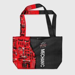 Пляжная сумка 3D Лучший механик 