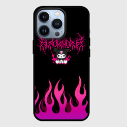 Чехол для iPhone 13 Pro Розовый огонь Куроми
