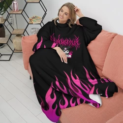 Плед с рукавами Розовый огонь Куроми - фото 2