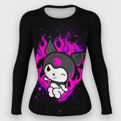 Женский рашгард 3D Огненное сердце Куроми