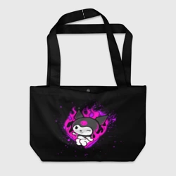 Пляжная сумка 3D Огненное сердце Куроми