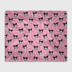 Плед 3D Розовый паттерн Куроми