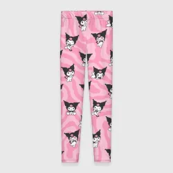 Леггинсы 3D Розовый паттерн Куроми