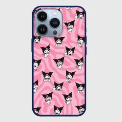 Чехол для iPhone 13 Pro Розовый паттерн Куроми
