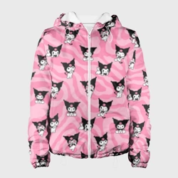 Женская куртка 3D Розовый паттерн Куроми