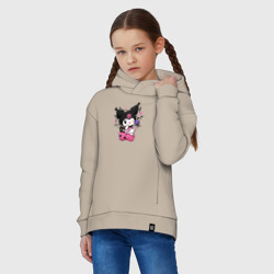 Детское худи Oversize хлопок Куроми в платье - фото 2