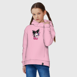 Детское худи Oversize хлопок Куроми в платье - фото 2