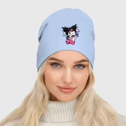 Женская шапка демисезонная Куроми с леденцом - фото 2