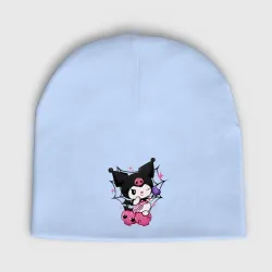 Женская шапка демисезонная Куроми с леденцом