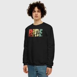 Мужской свитшот хлопок Велосипед ретро - фото 2