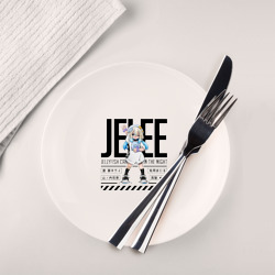 Тарелка Медуза не умеет плавать в ночи Jelee-chan