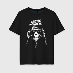 Женская футболка хлопок Oversize Arctic monkeys group