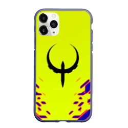 Чехол для iPhone 11 Pro Max матовый Quake игровая геомтерия