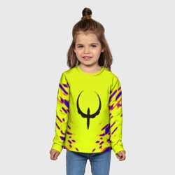 Детский лонгслив 3D Quake игровая геомтерия - фото 2