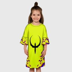 Детское платье 3D Quake игровая геомтерия - фото 2