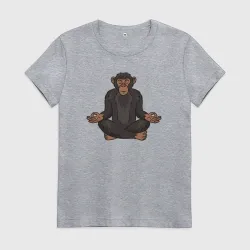 Женская футболка хлопок Monkey relax